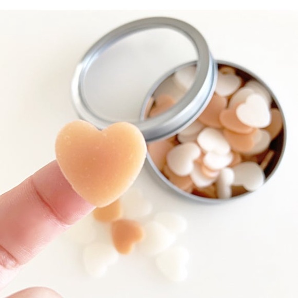 Mini paper heart soap set - Picture 2 of 4